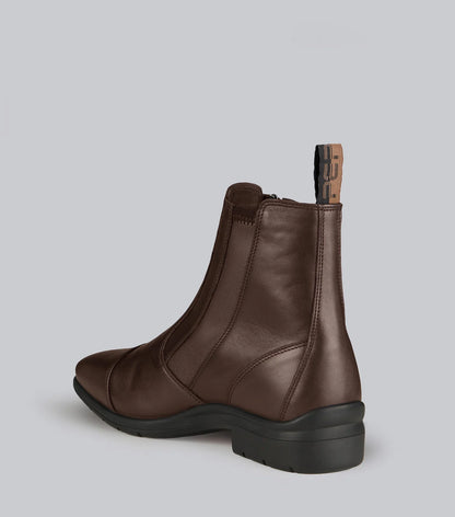 Premier Equine Taro Brown Waterproof Leather Paddock Boot - Equestrian Footwear
