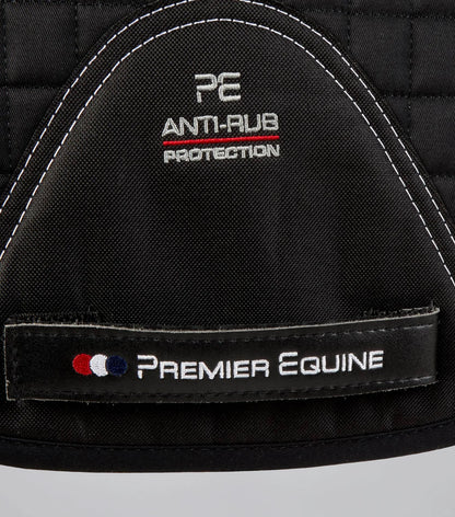 Premier Equine Tech Grip Pro Anti-Slip GP/Jump Black Saddle Pad: Close Contact, Anti-Rub Protection. Show Jumping Gear!