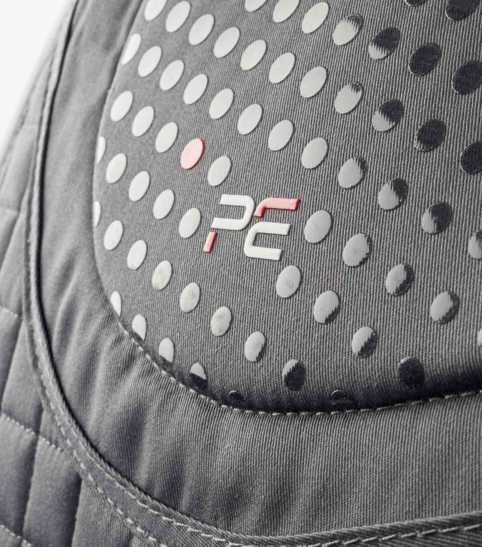 Premier Equine Grey Anti-Slip GP/Jump Saddle Pad - Tech Grip Pro Square for Horse Riding