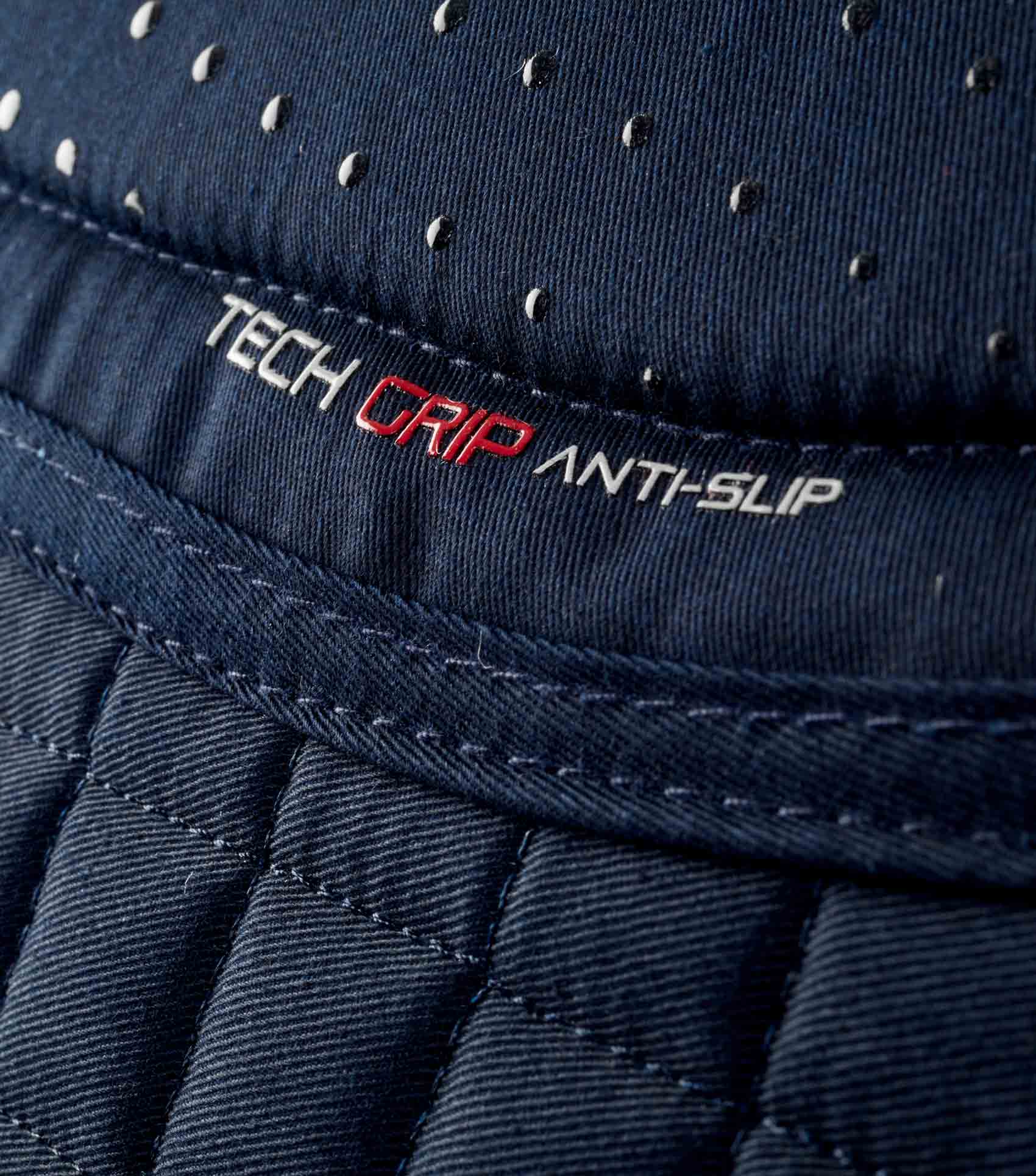 PREMIER EQUINE Anti-Slip Saddle Pad GP Jump Square Navy Tech Grip Pro for Horse Riding