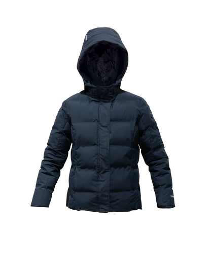 EQUIDRY Thora Waterproof Riding Puffer Mid length Girl's Navy - Jackets & Coats Clothing location-109746323830-outofstock…