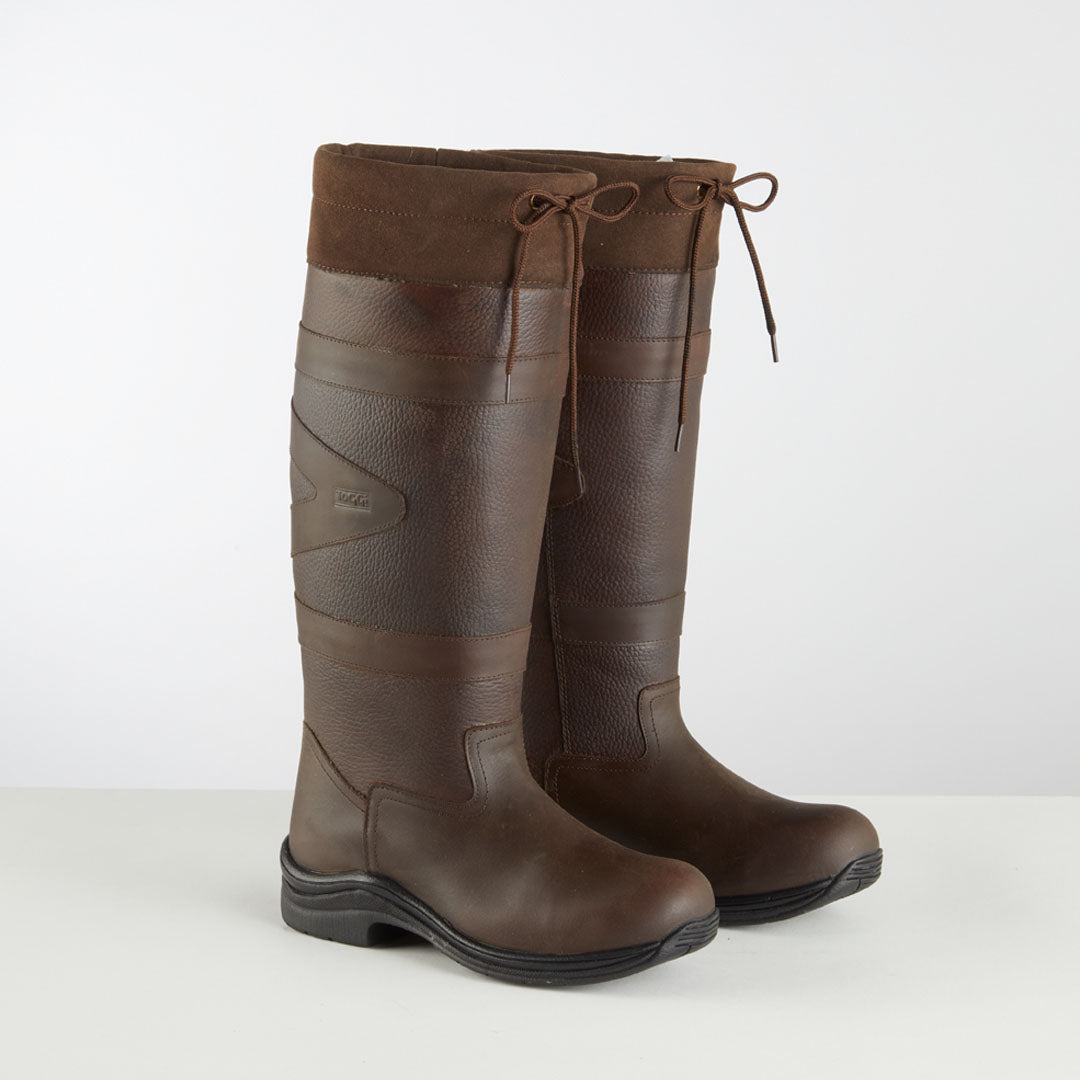 Brown Toggi Canyon Leather Riding & Country Boots - Waterproof & Breathable