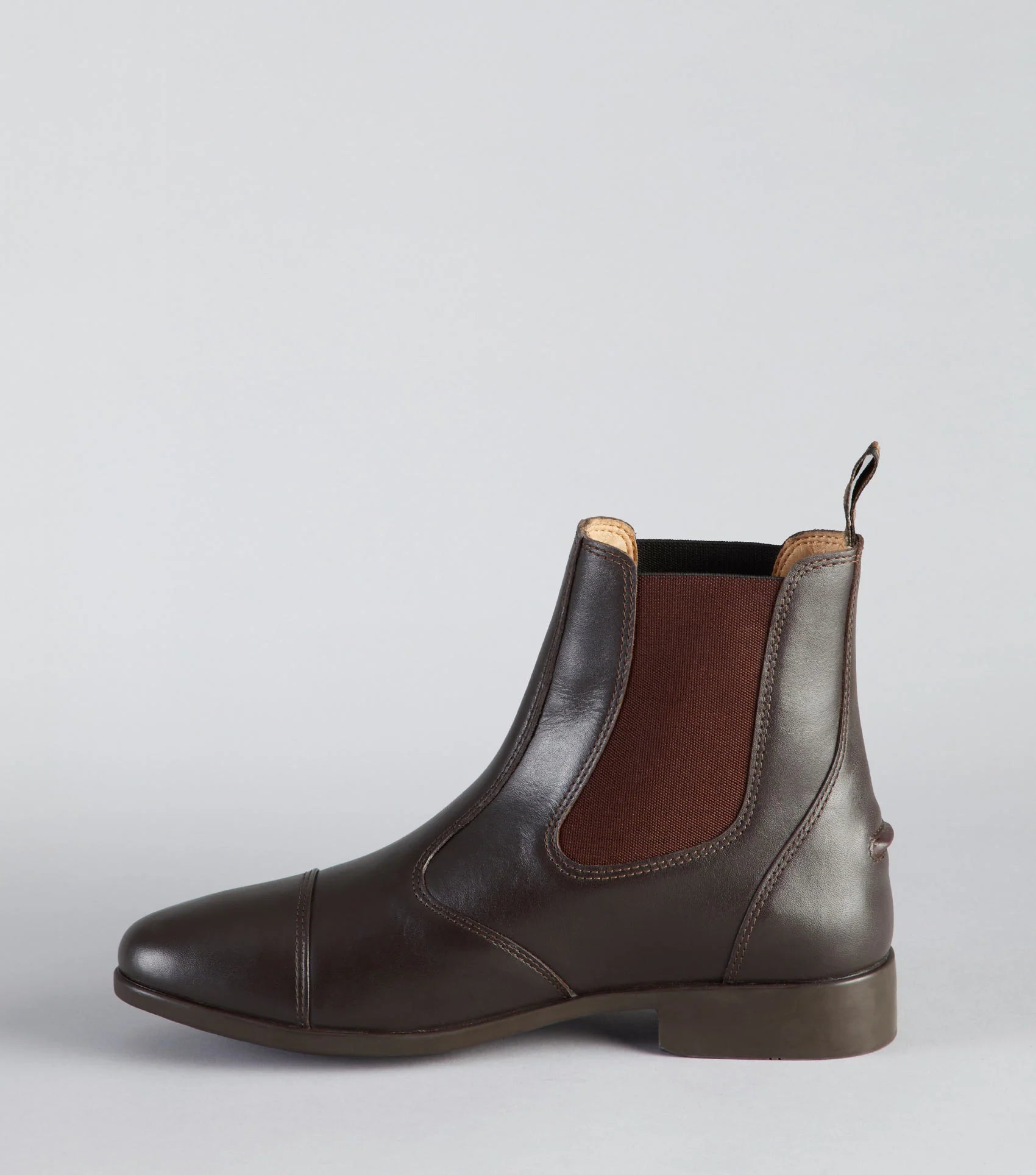 Premier Equine Torlano Brown Leather Chelsea Paddock Boot for Horse Riding - Premium Equestrian Footwear