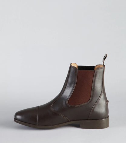 Premier Equine Torlano Brown Leather Chelsea Paddock Boot for Horse Riding - Premium Equestrian Footwear