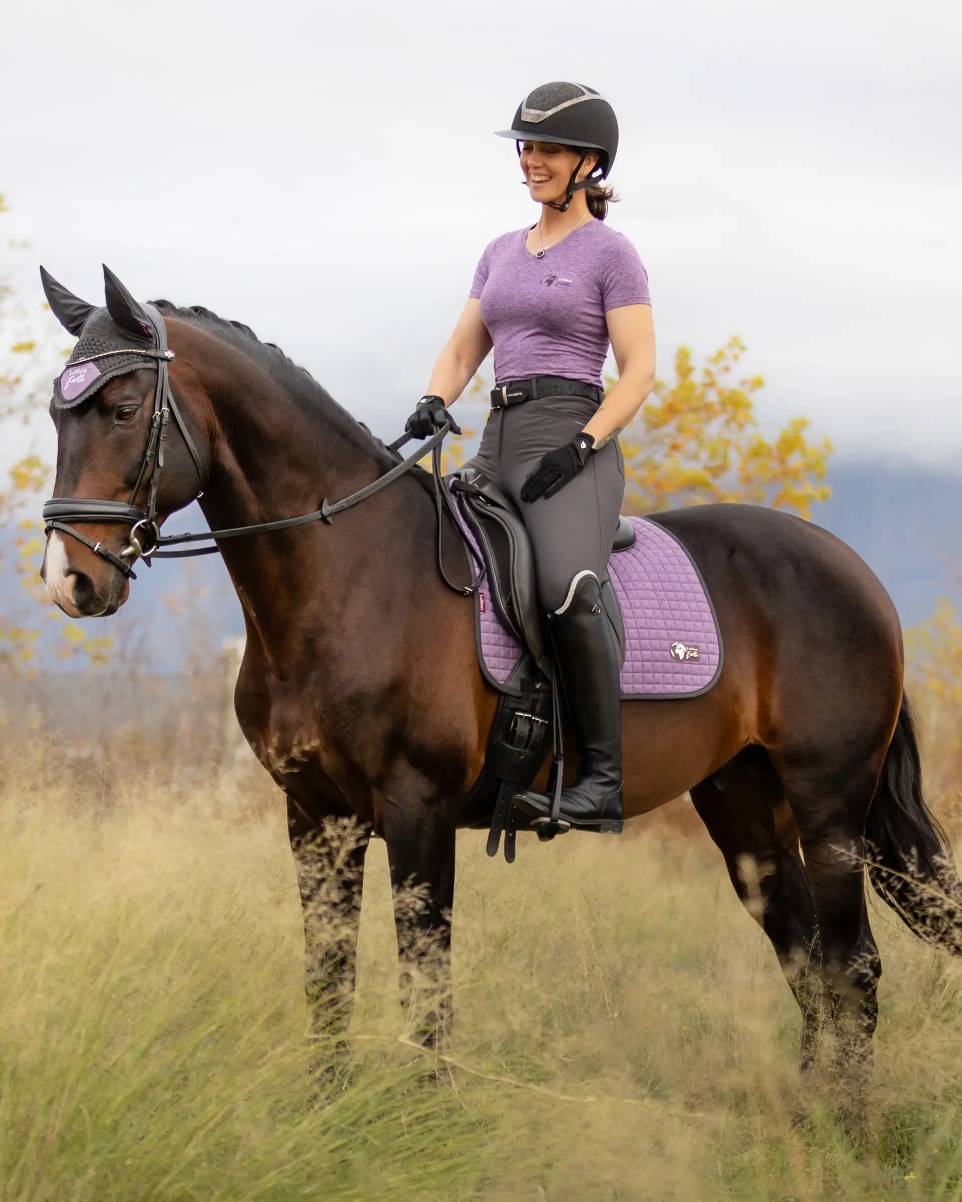 LeMieux Earth Dressage Square Thistle
