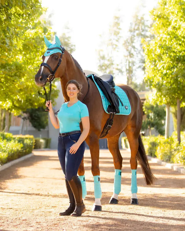 LeMieux Loire Memory Dressage Square Azure