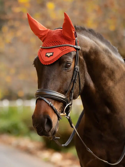LeMieux Loire Fly Hood Sienna: Protect Your Horse from Flies in Style | Equiflair