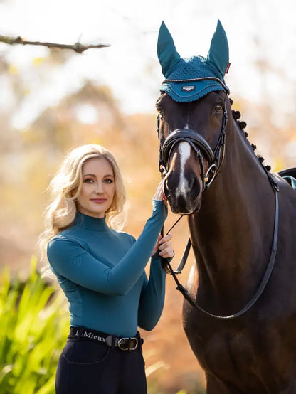 LeMieux Loire Fly Hood Marine - Equestrian Horse Fashion & Protection