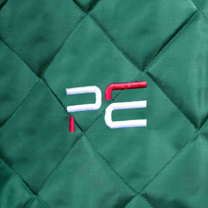 Premier Equine Tuscan Stable Rug 100g Green Quilted Horse Rug. Lightweight breathable equine stable blanket.