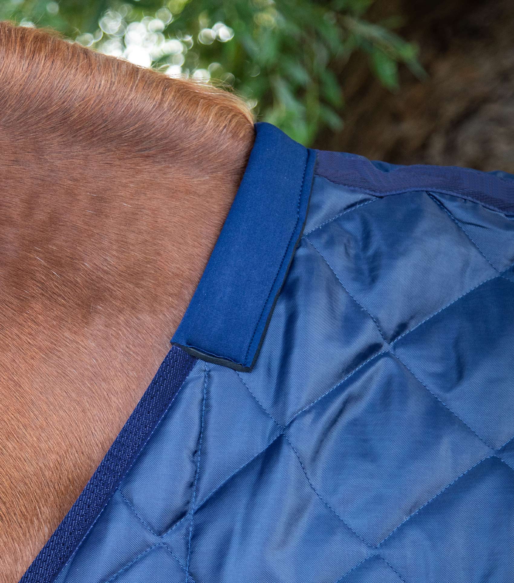 Premier Equine Tuscan Navy Stable Rug 200g: Breathable Quilted Horse Blanket