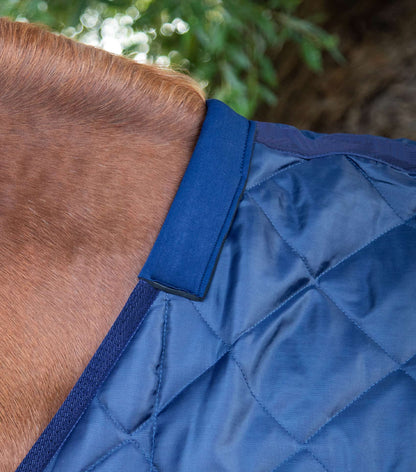 Premier Equine Tuscan Navy Stable Rug 200g: Breathable Quilted Horse Blanket