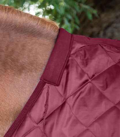 Premier Equine Tuscan Stable Rug 200g Burgundy: Horse Blanket for Warmth & Comfort