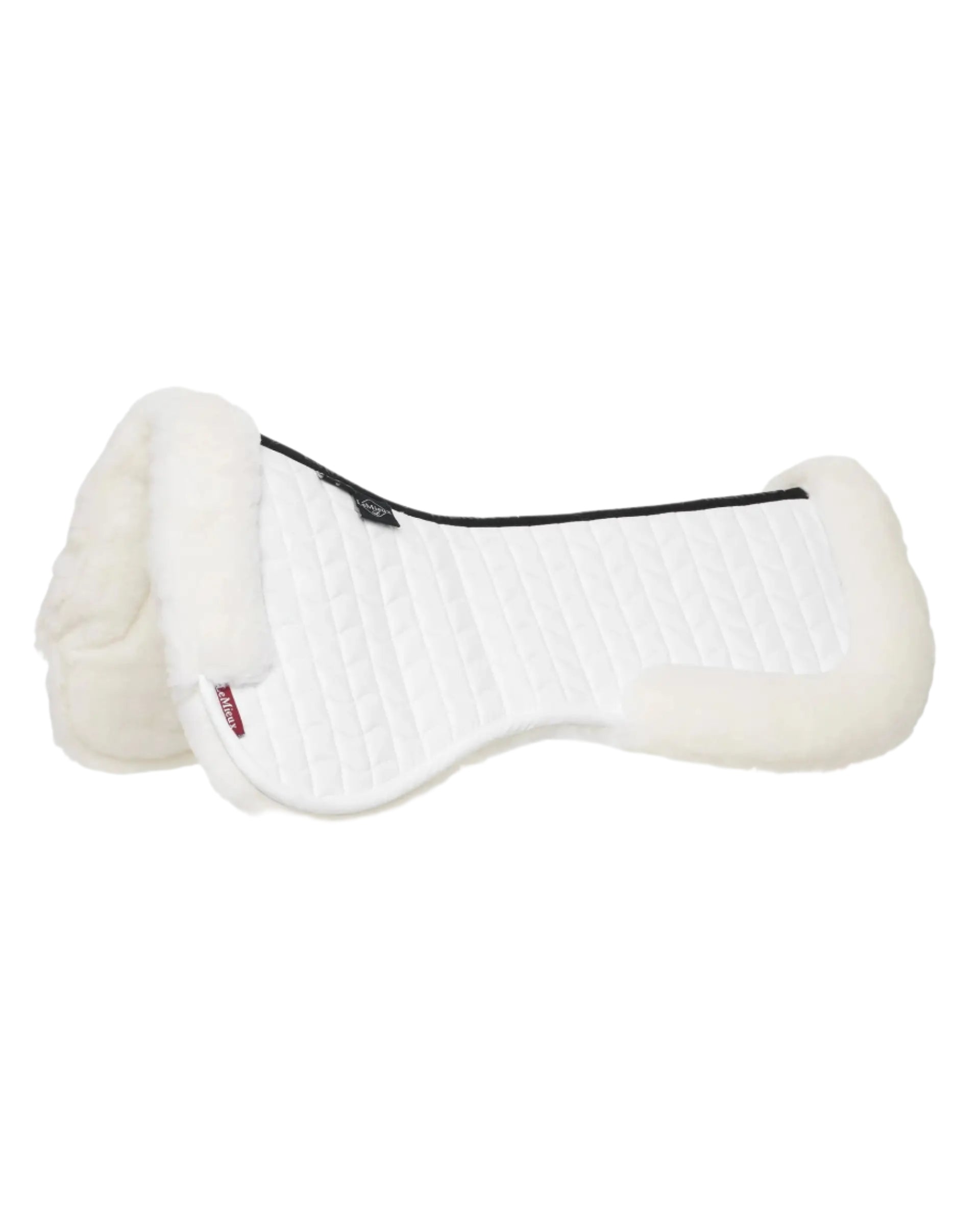 LeMieux Merino+ Dressage Half Pad White/White