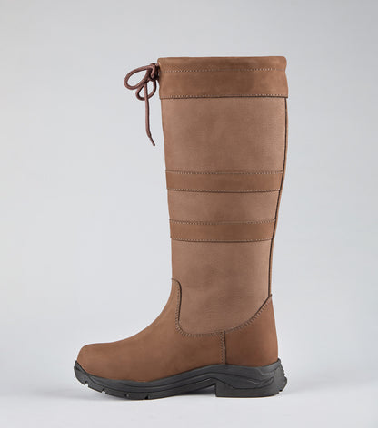 Premier Equine Vallico Waterproof Country Boot Brown - Long Country & Leisure Boots location-109746323830-instock…