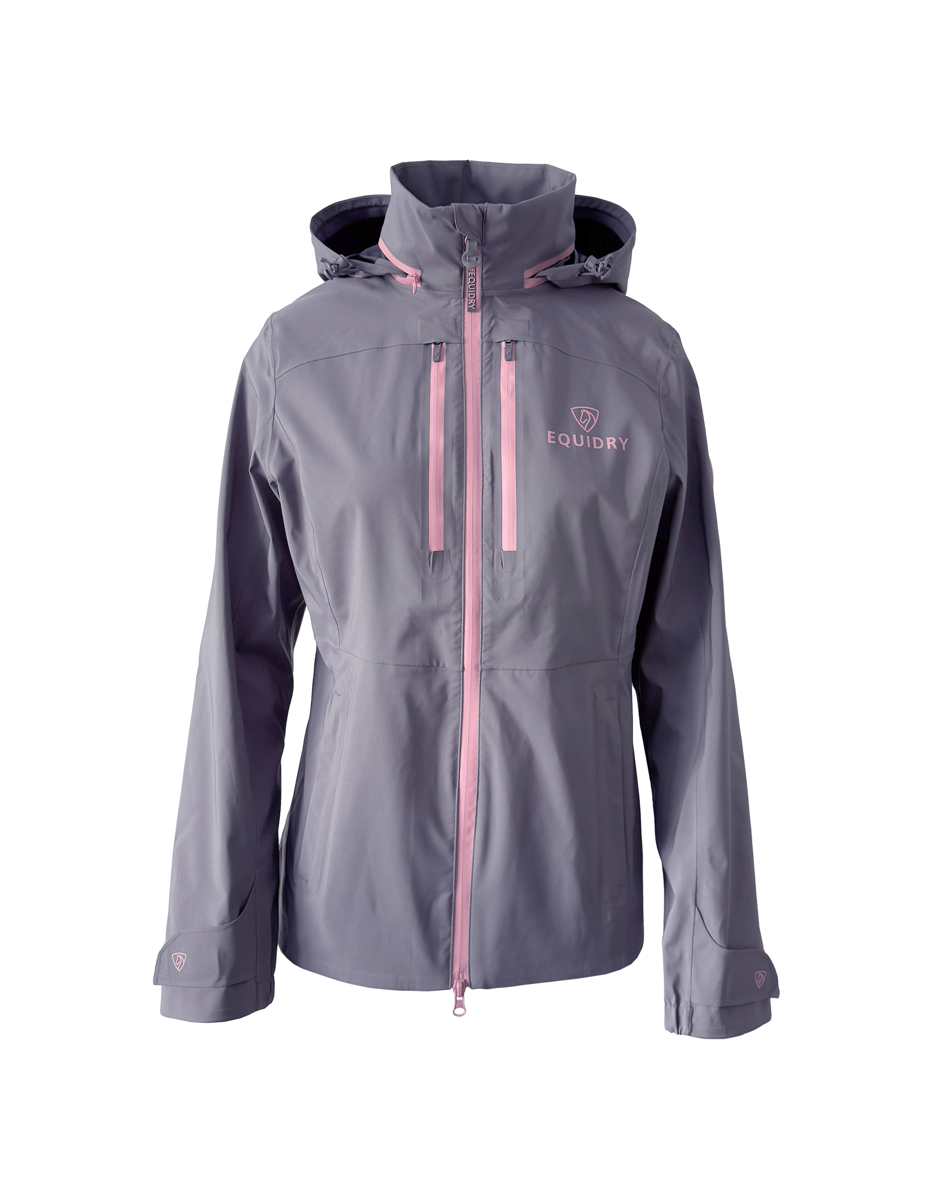 EQUIDRY Varsha Waterproof Riding Jacket Girl's Grey