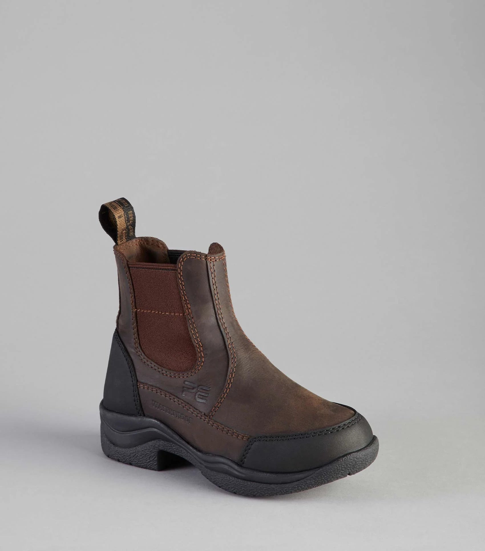 Premier Equine Vinci Junior Waterproof Riding Boot - Brown Leather Equestrian Boot by Equiflair