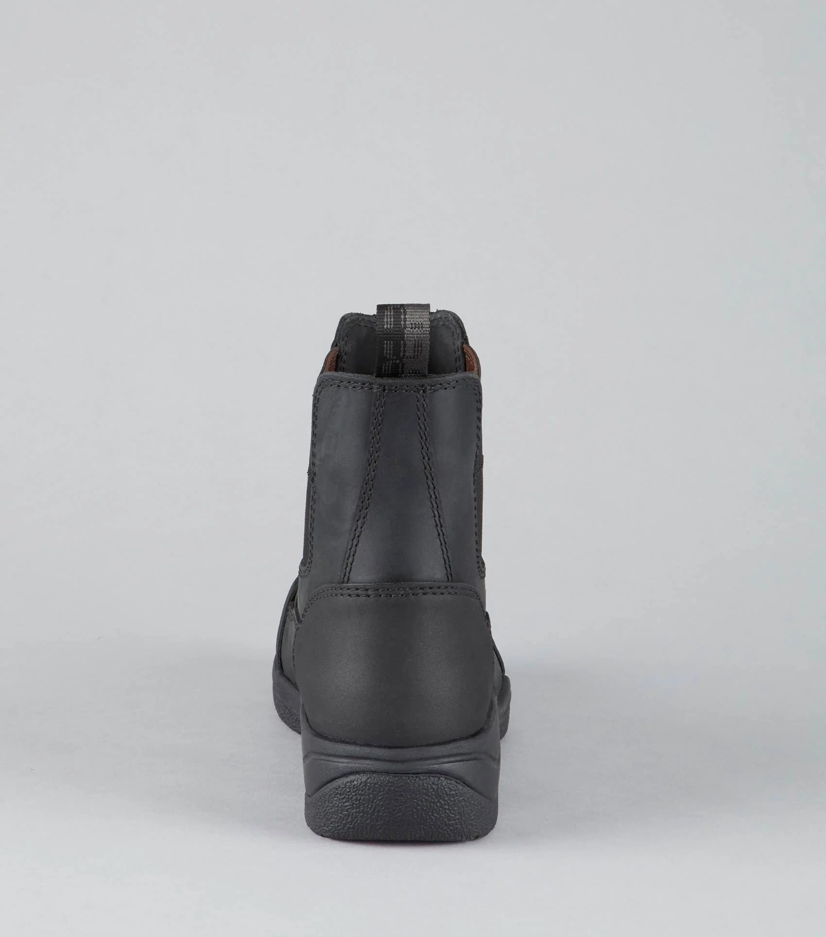 Premier Equine Vinci Black Leather Waterproof Equestrian Boot - Rear View