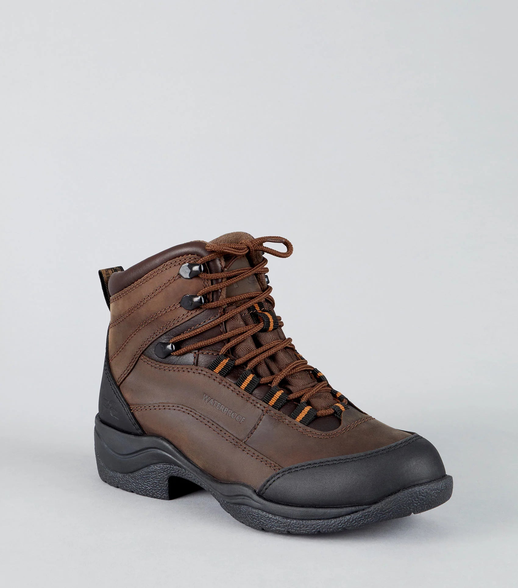 PREMIER EQUINE Vinci Waterproof Laced Boot Brown: Premium Leather Equestrian & Country Boot