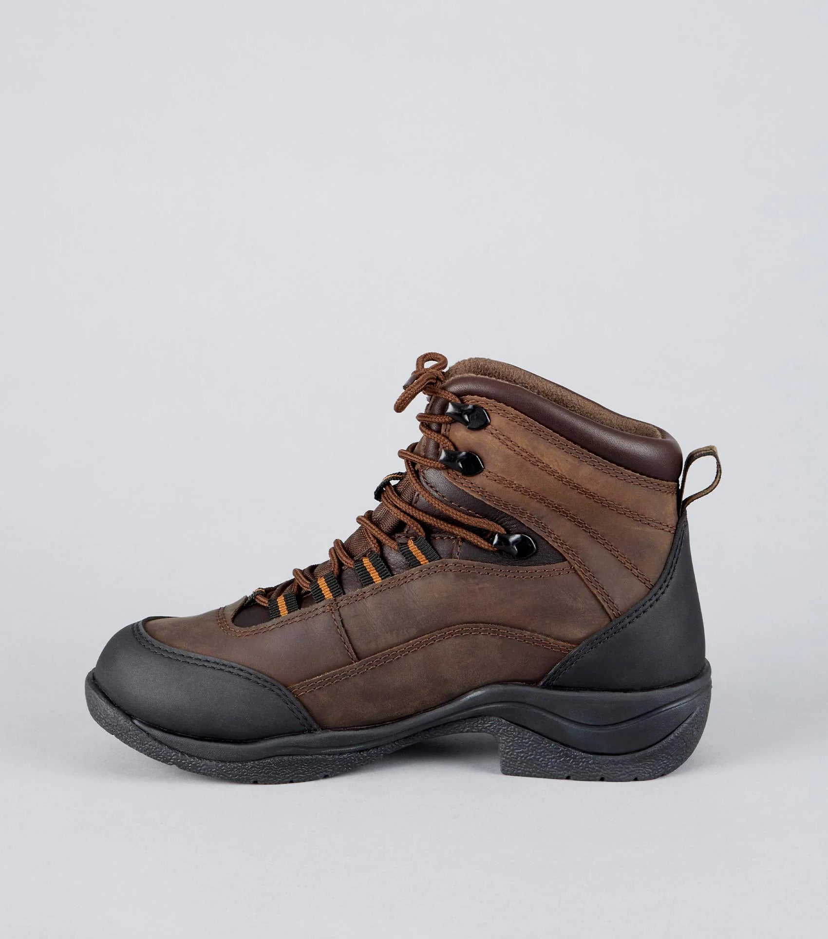 Premier Equine Vinci Waterproof Laced Boot Brown - Leather Riding Boots for Equestrian Activities