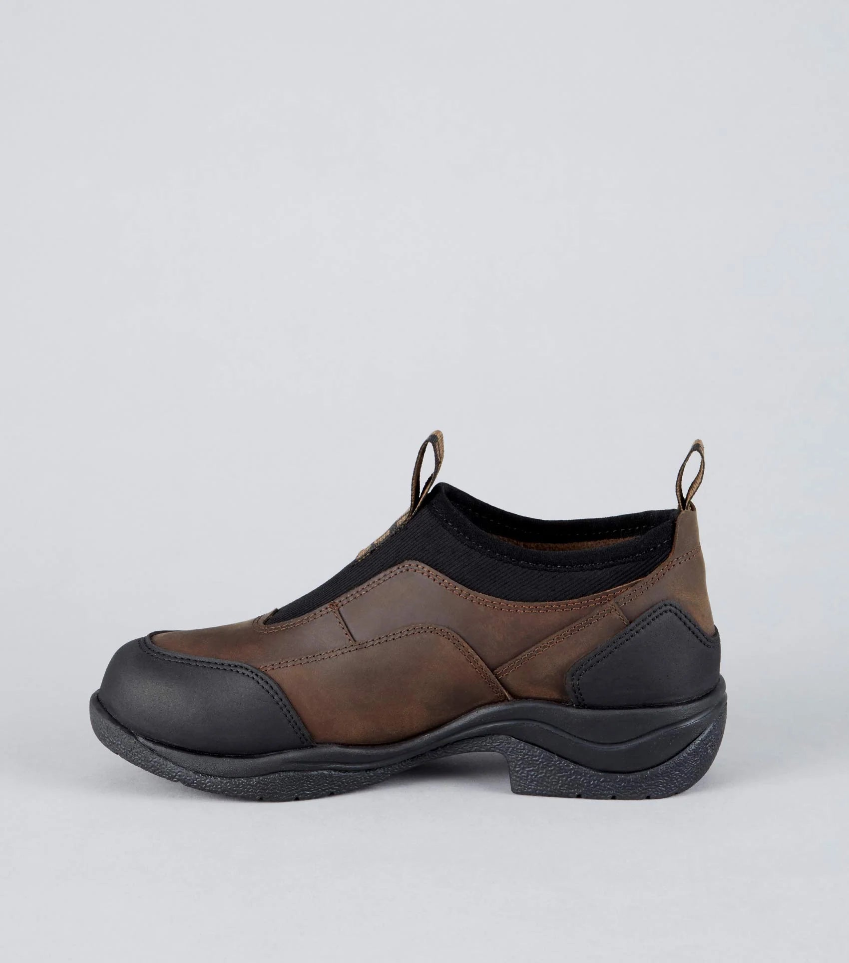PREMIER EQUINE Vinci Waterproof Shoe - Brown Leather Riding & Yard Shoe for Women
