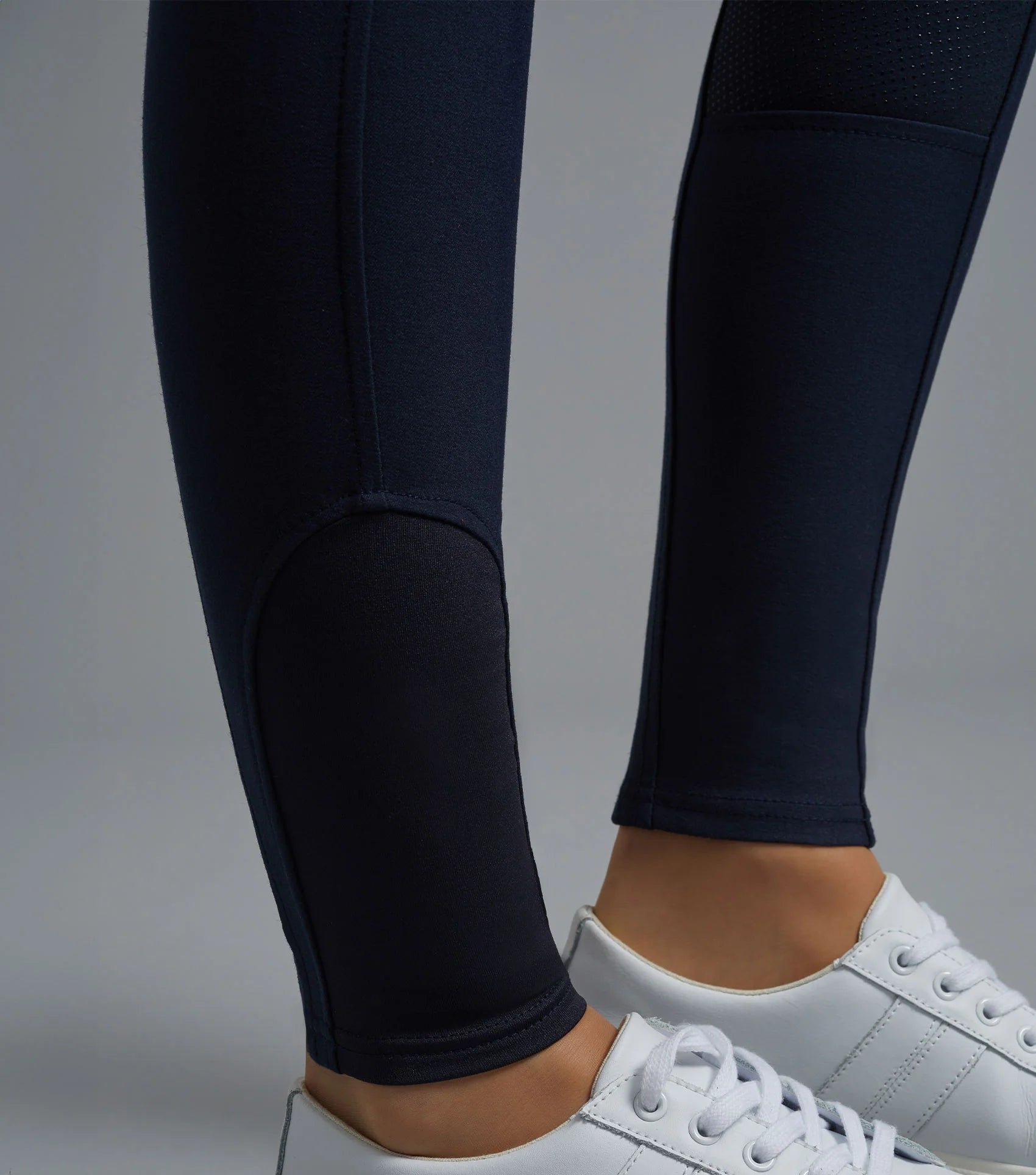 PREMIER EQUINE VIRTUE Ladies Full Seat Gel Riding Breeches Navy - Equiflair