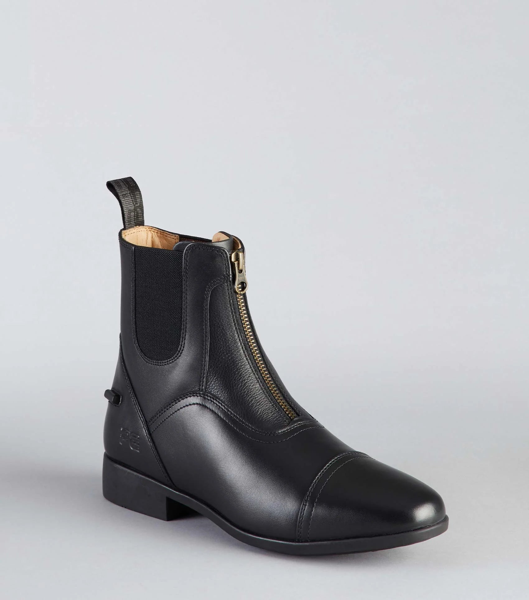 Premier Equine Virtus Black Leather Paddock Boot - Stylish and Comfortable Equestrian Riding Boots