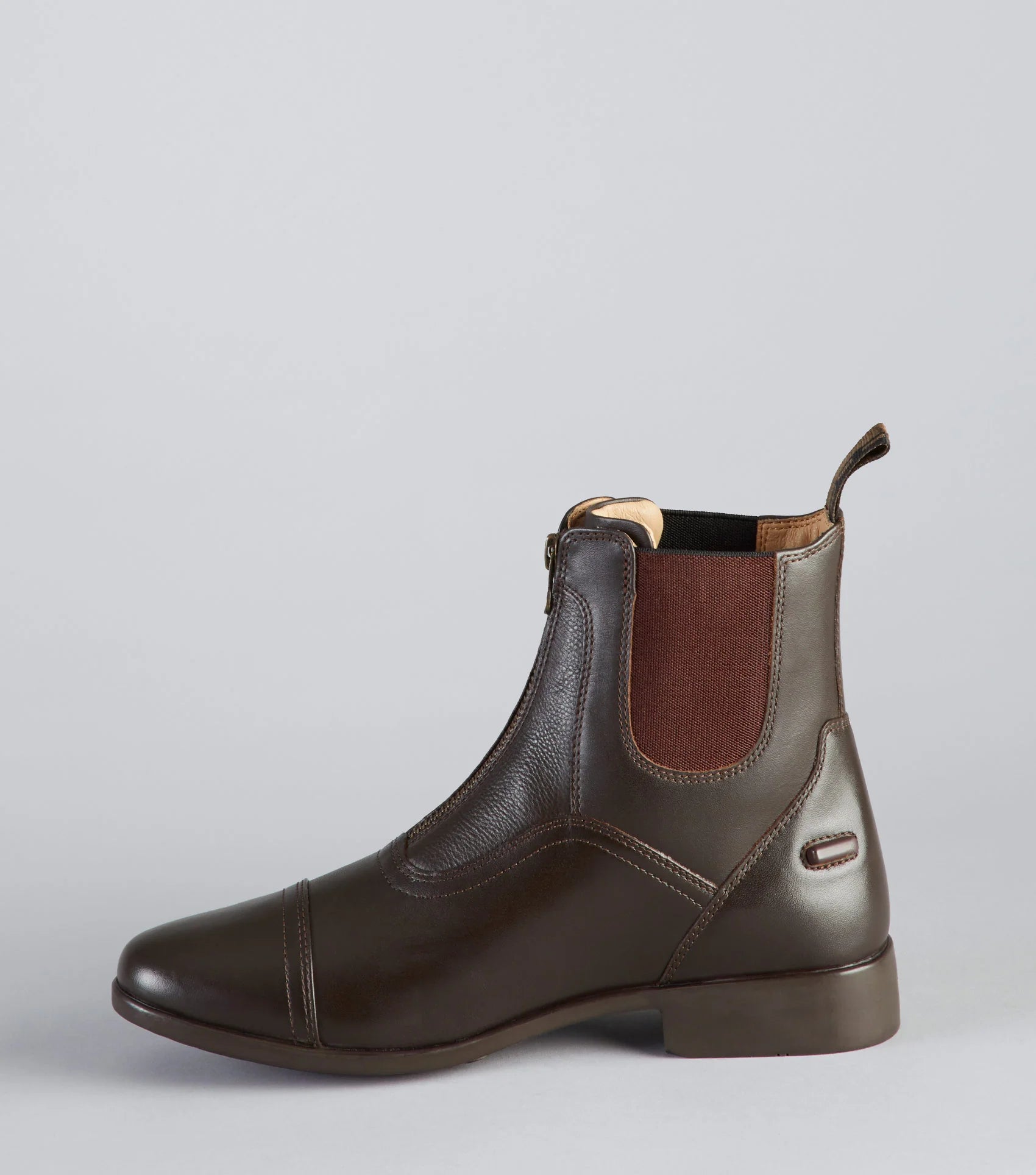 Premier Equine Avanti Brown Leather Paddock Boots | Equestrian Riding Ankle Boots