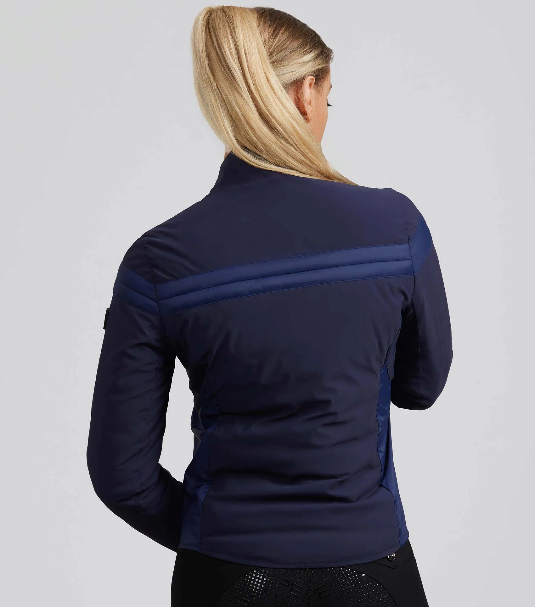Premier Equine Vivace Ladies Training Jacket French Navy | Equestrian Water Resistant Jacket