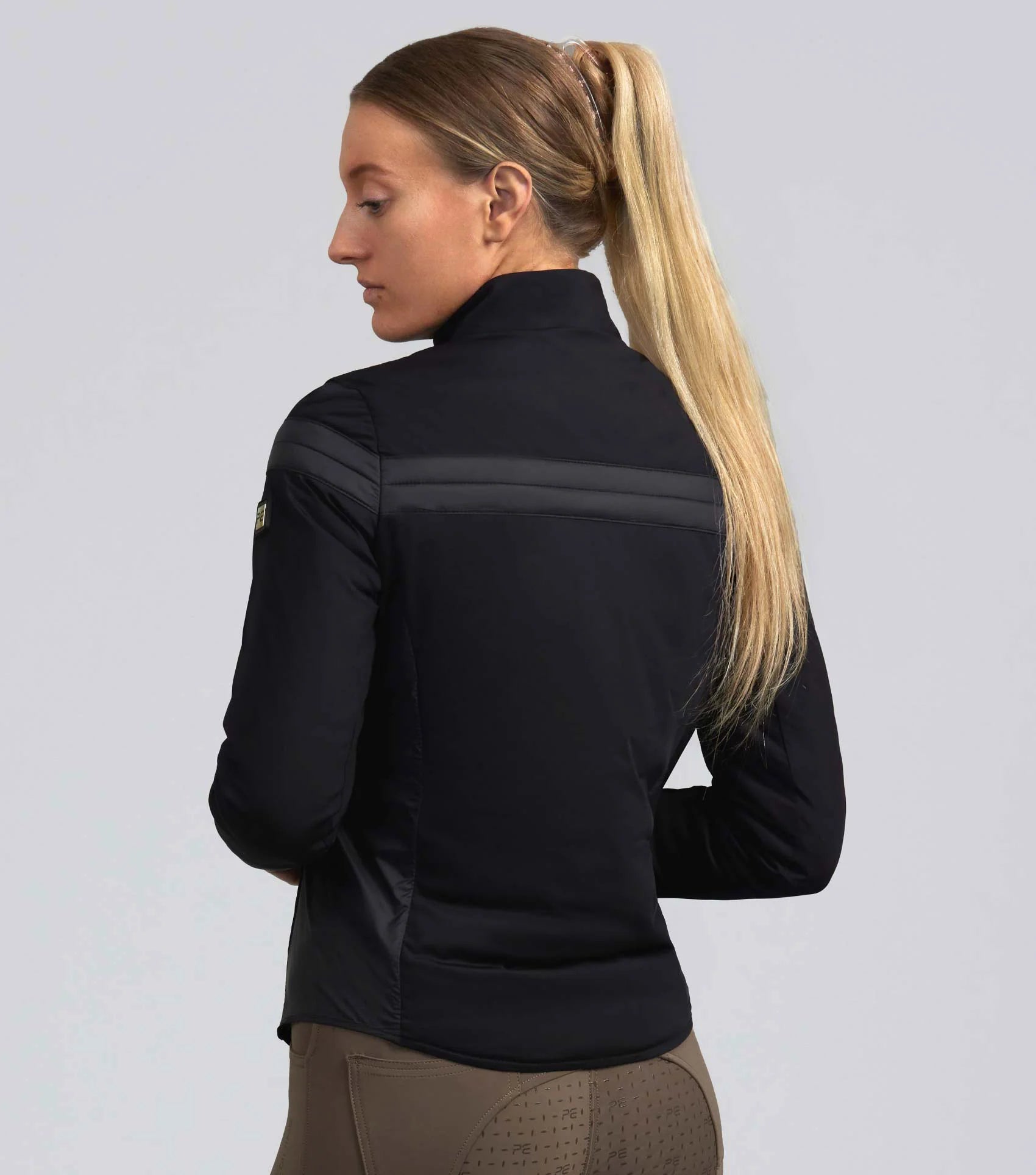 PREMIER EQUINE Vivace Ladies Training Jacket Jet Black, Equestrian Apparel, Women's Black Jacket
