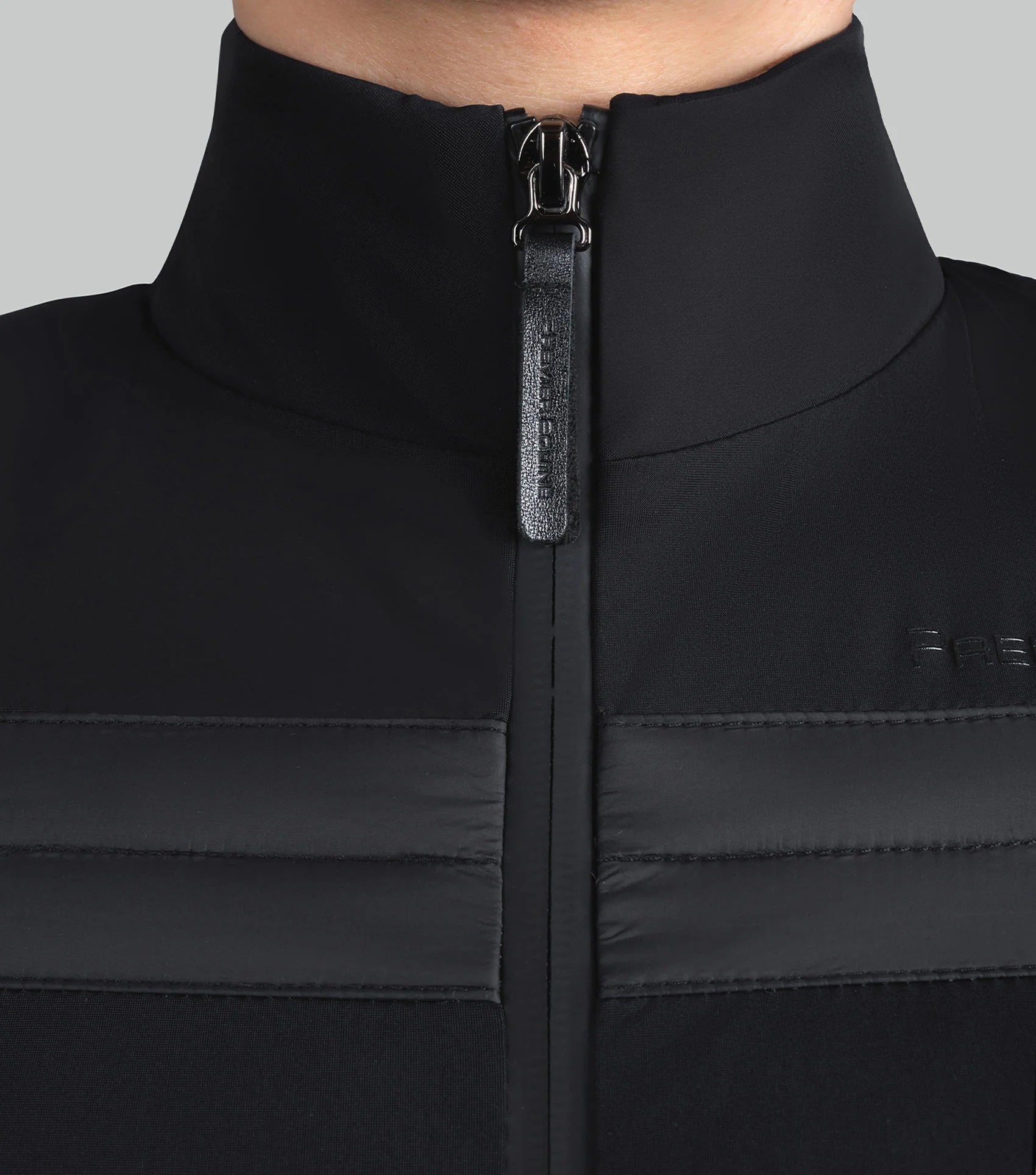 PREMIER EQUINE Vivace Ladies Training Jacket - Jet Black, Water Resistant, Breathable, Lightweight, Thermo Regulating, Black Label