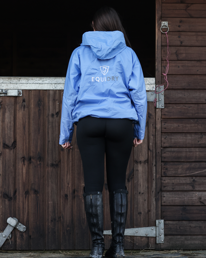 EQUIDRY Shortie Women's Thin Fleece Sky Blue