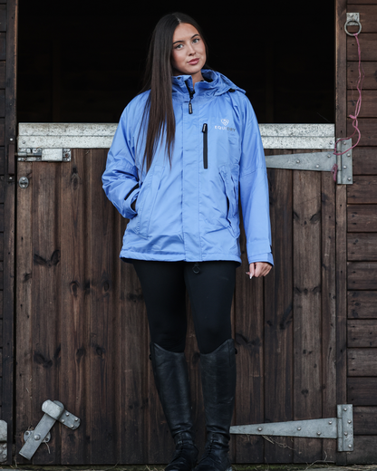 EQUIDRY Shortie Women's Thin Fleece Sky Blue